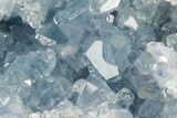 Sky Blue Celestine (Celestite) Crystal Cluster - Madagascar #133761-2